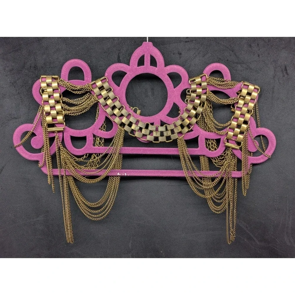 Chain Shoulder Jewelry Decorative Collar Festival Coachella Steampunk Whimsigoth